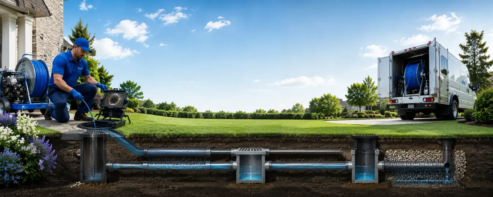 Outdoor drain cleaning information for Little River, KS